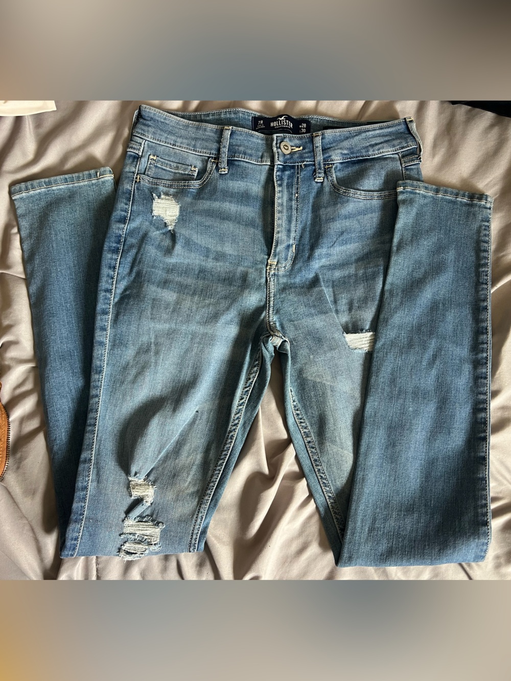 NWT Hollister Light Blue Super Skinny Jeans